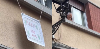 Vecinos sorprenden a abuelita con emotiva fiesta por sus 100 años