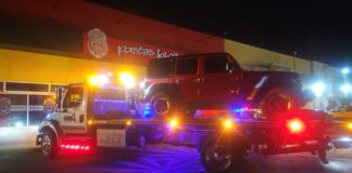 Aseguran a cinco personas con armas de fuego y vehículos de carga en Pedro Escobedo