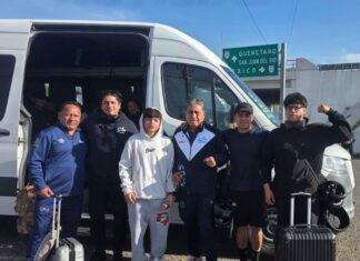 Despiden a los boxeadores de San Juan del Río Logan y Tamayo en su partida rumbo al Festival Olímpico 2026 de la mano de Mario Misael Perez Pichardo