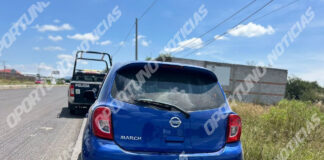 Aseguran vehículo con reporte de robo vigente en Tequisquiapan