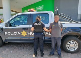 Detienen a sujeto por robo en Bodega Aurrera en la modalidad de fardería en la colonia Mercurio, Querétaro