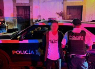 Detienen a sujeto imputado por lesiones dolosas tras presunta riña en el Centro Histórico de Querétaro