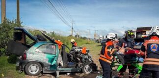 Muere una persona y dos más resultan lesionadas por choque en la Carretera Estatal 500