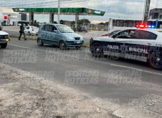 Registran movilización policial y detención tras corta persecución en la zona oriente de San Juan del Río
