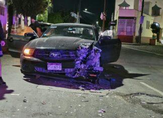 Registran choque entre dos vehículos en el Colonia Centro de San Juan del Río