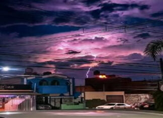 Pronostican tormenta eléctrica y lluvias dispersas para esta noche en San Juan del Río
