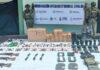 Operativo en Mazatlán resulta en aseguramiento de armas, explosivos y equipo para drones