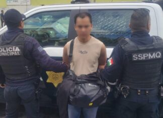 Detienen a motociclista con permiso de circulación irregular en Querétaro