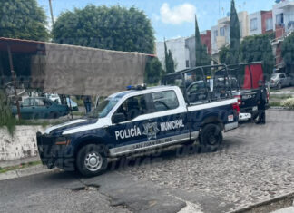 Aseguran a un sujeto con sustancia prohibida en vía pública en zona oriente de San Juan del Río