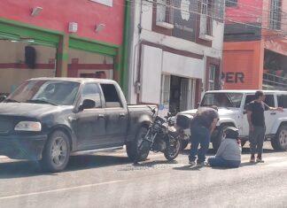Racha de accidentes de motociclistas deja tres personas lesionadas en lo que va de la mañana en San Juan del Río