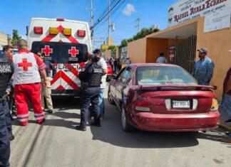 Mujer es atropellada frente a telesecundaria en la comunidad de Santa Cruz Nieto, San Juan del Río