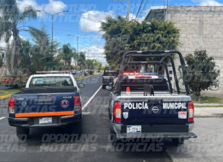 Joven motociclista resulta lesionado tras derrapar en la avenida de Los Patos: el cuarto biker lesionado en medio día en San Juan del Río