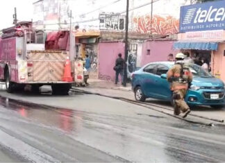 Incendio en predio de la zona centro moviliza a cuerpos de emergencia en San Juan del Río