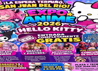 Anuncian la llegada de la Expo Anime con temática especial de Hello Kitty a San Juan del Río
